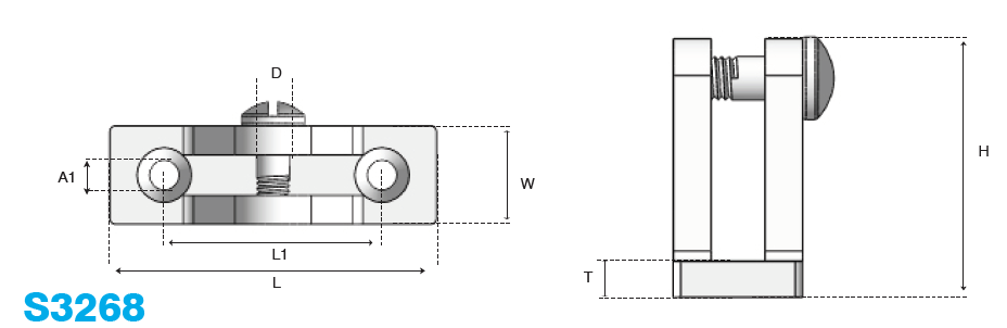 70mm ProRig Universal Deck Hinge